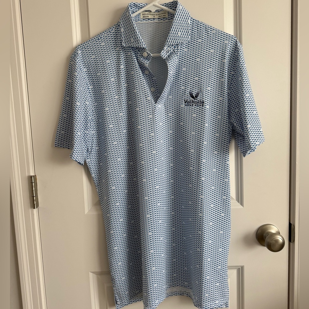 HOLDENESS & BOURNE Polo with Valhalla Golf Club logo